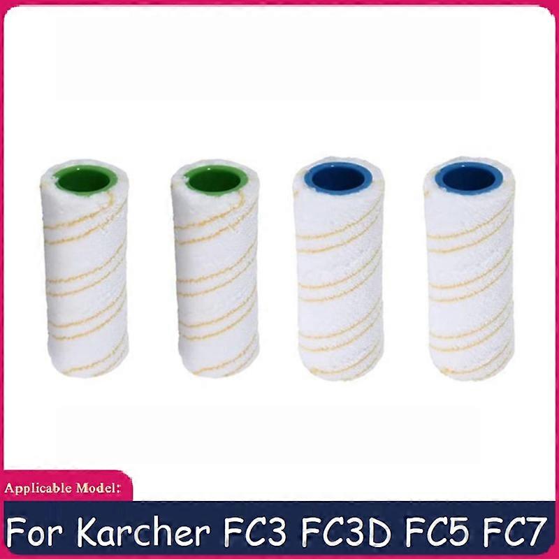 6kpl Karcher FC3 FC3D FC5 FC7 akkulattianpuhdistusainemikrokuiturullaharjan osille