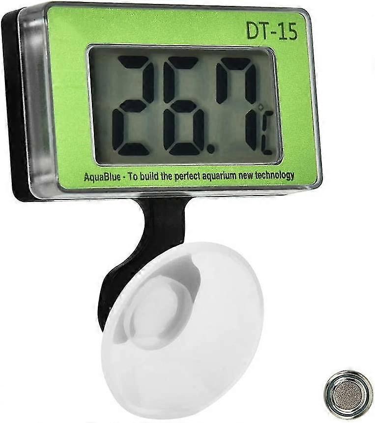 Aquarium Thermometer Fish Tank Temperature Measurement Tool Lcd Digital Thermometer Digital Display Aquarium Thermometer With Suction Cup