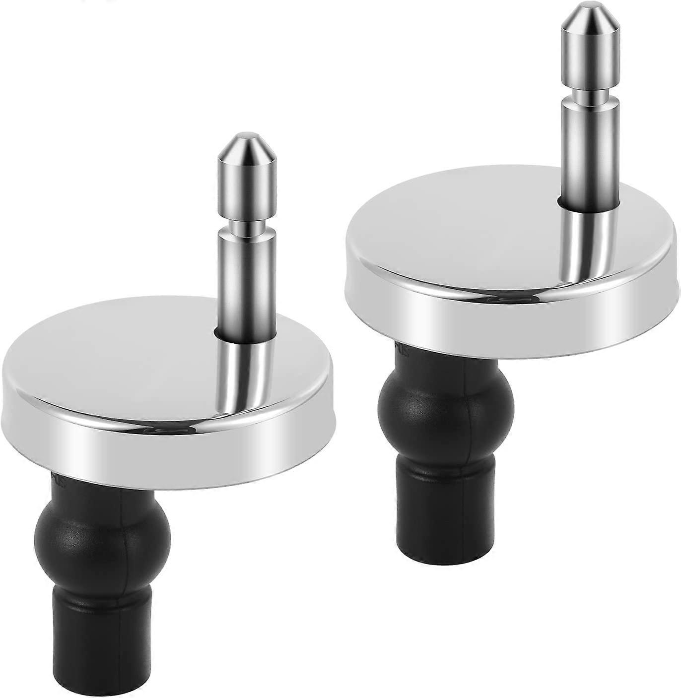 2 Piece Toilet Seat Hinged Fixings. Fixing screws and dowels for the toilet seat.Toilet fixing. Fixing the toilet lid