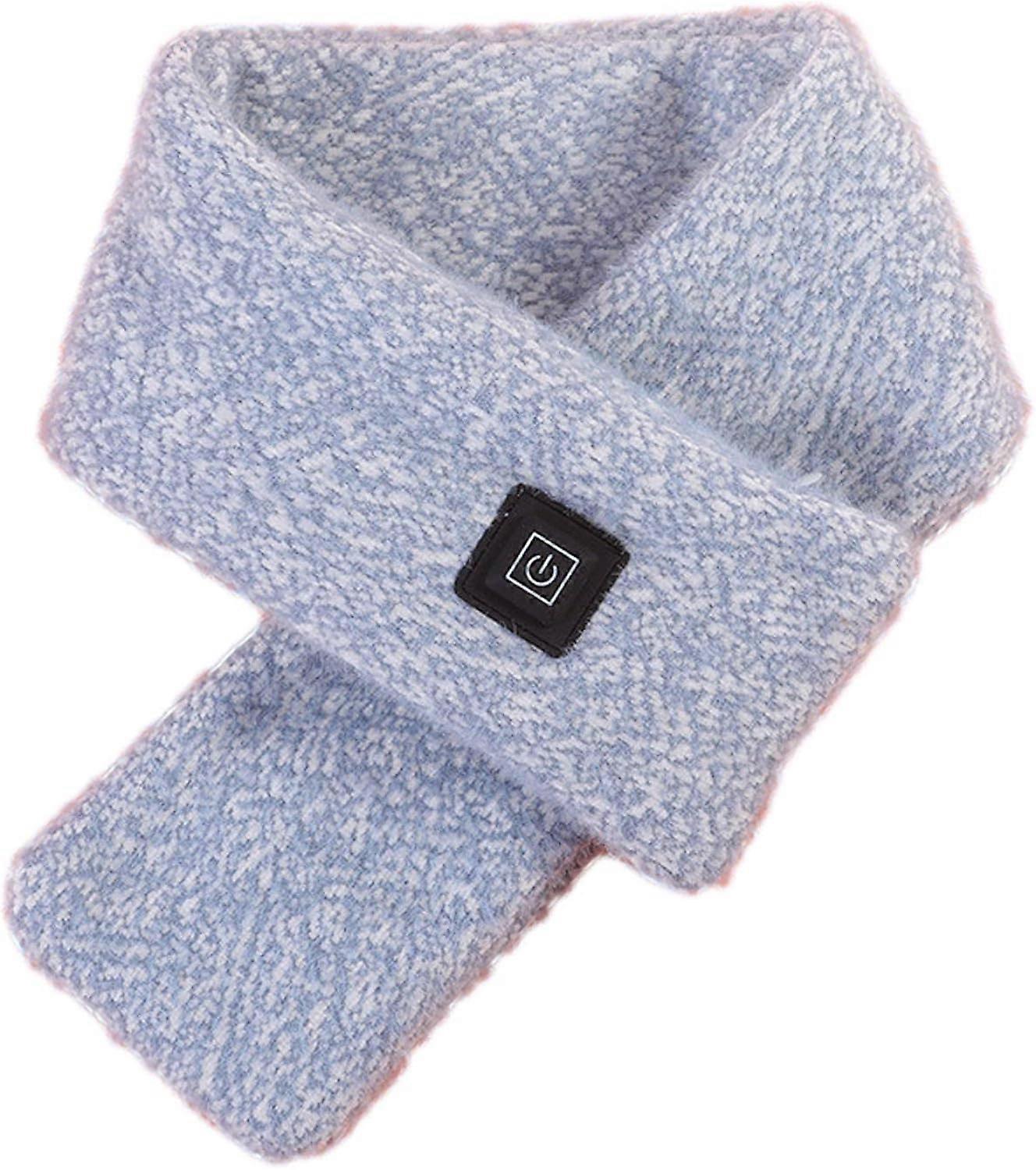 Cachecol Aquecido Waffle para Mulheres Elétrico e Recarregável