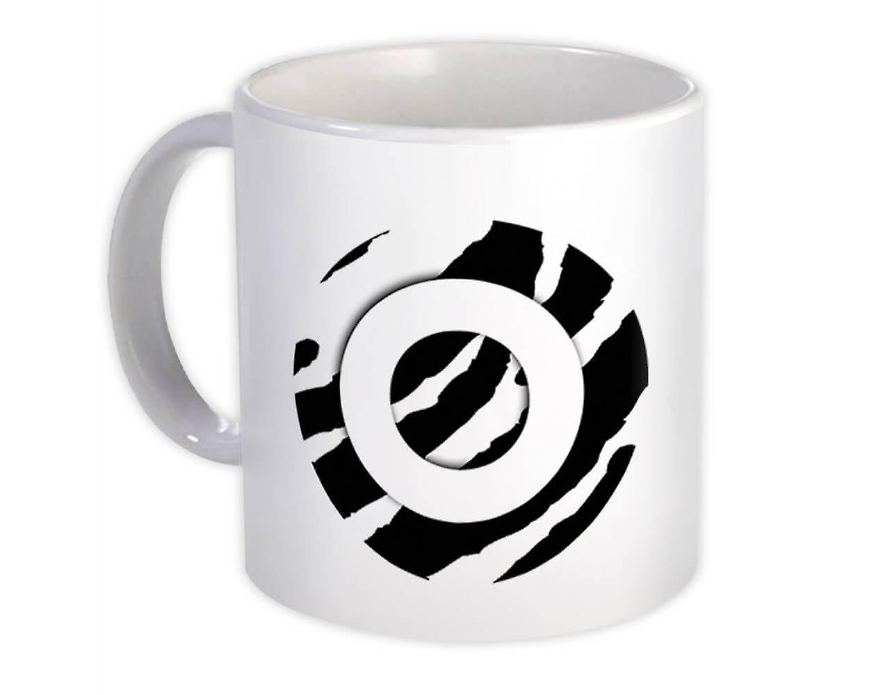 Hediye Kupa: Monogram Letter O Zebra