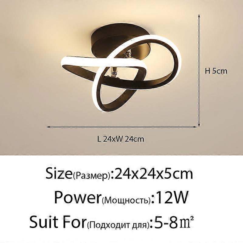 New Modern LED Ceiling Light Simple Balcony Crossing Light Home Corridor Porch Channel Ceiling Light Nordic Wind Cloakroom Light
