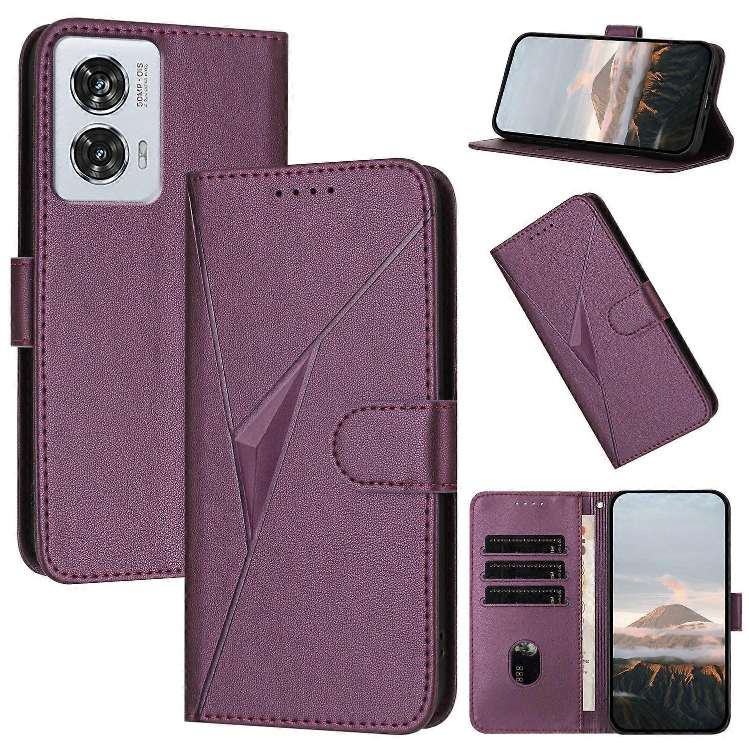 Triangle Pattern Case For Motorola Edge 50 Fusion