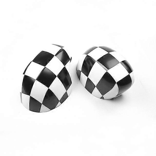 BMWミニクーパーS JCWカントリーマンF60 F54 F55 F56 F57 2020 2021 2022ブラックフラッグシェルカードアバックミラーカバー用