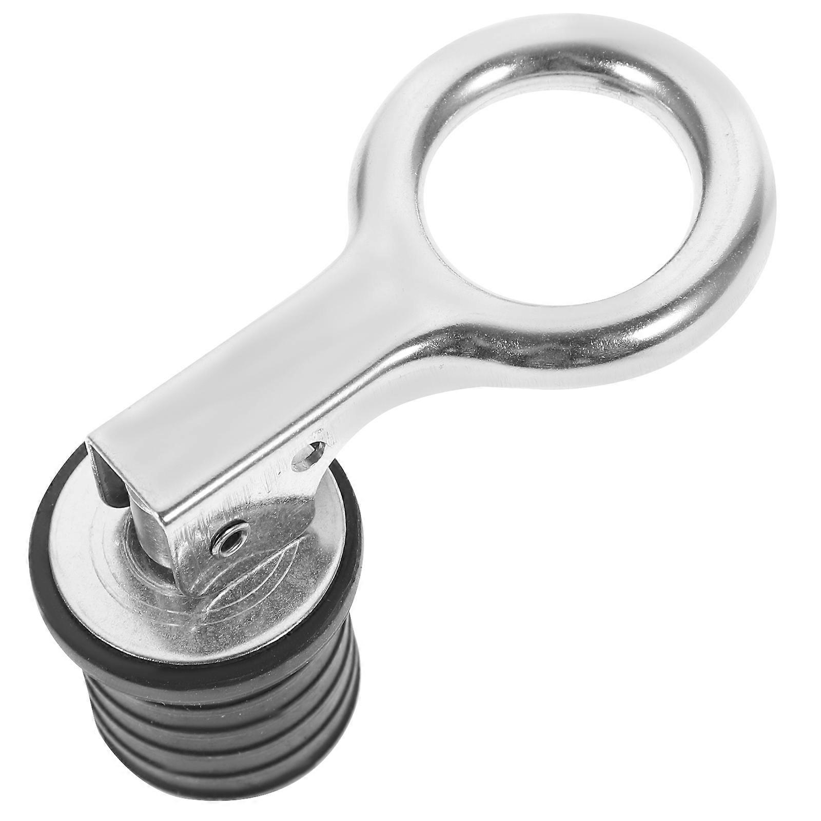 Rustfritt stål Drain Snap Plug Boat Drain Plug Deck Drain Plug Rustfritt stål Plug for gummibåt