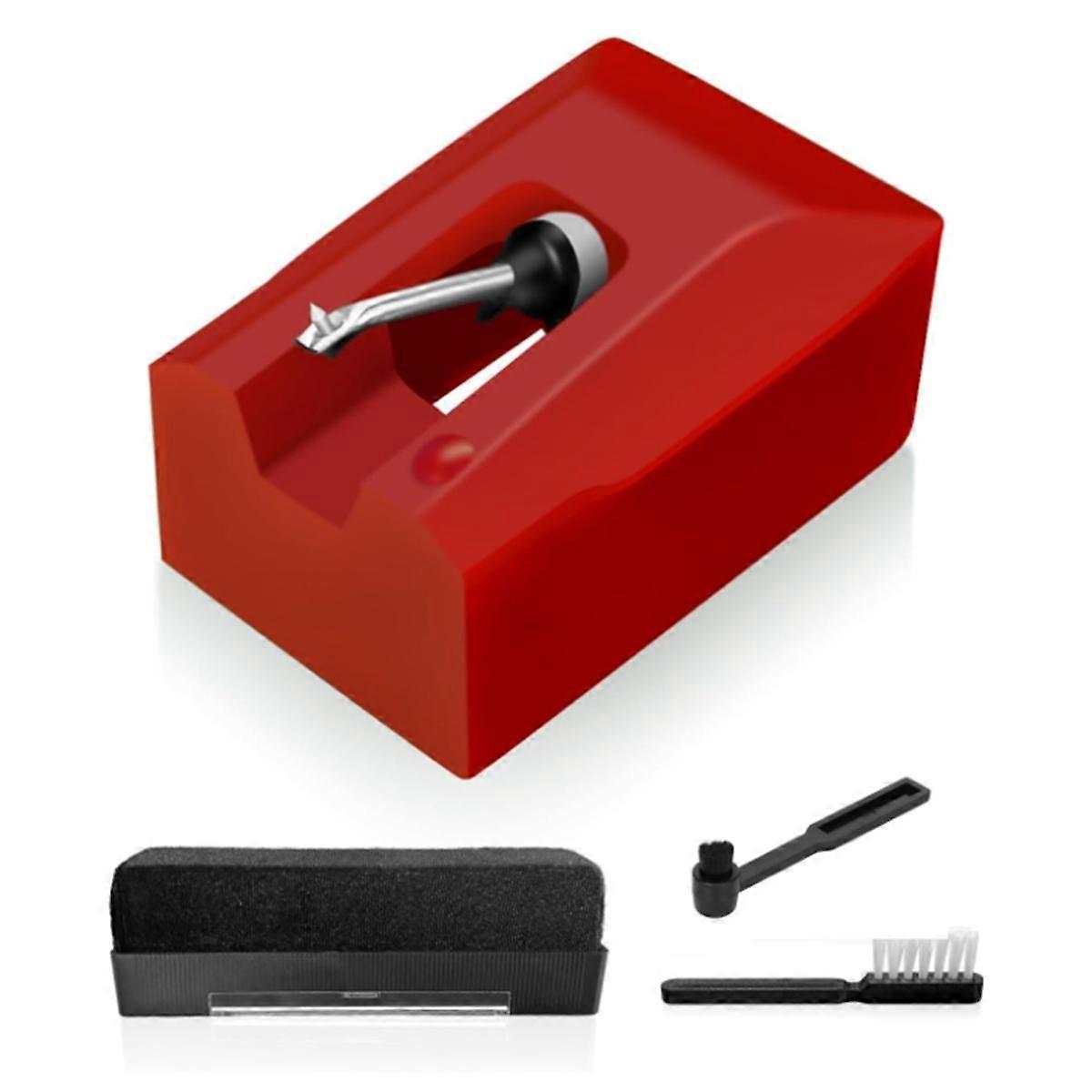 ATN95E Replacement Stylus for AT-LP120-USB AT93 AT95 Turntable, Diamond Record Player Needles Red