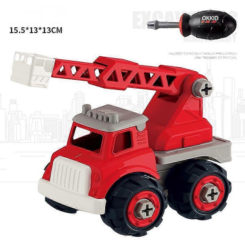 Diy Disassembly And Assembly Engineering Vehicle Toy Children'S Assembled Screw Excavator Boy Toy Car Style 18