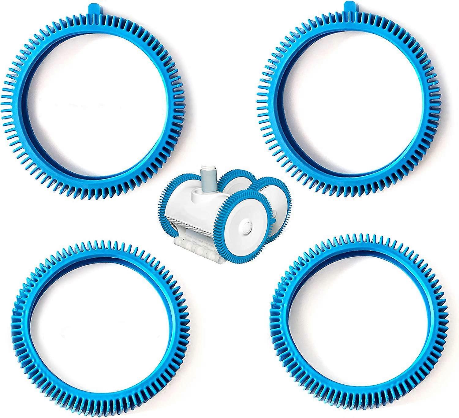 Front Tire and Rear Tire Combo Kit | Compatible with PoolCleaner Poolvergnuegen Front Tire Kit with Super Hump 896584000-143 (2-Pack) and Rear Tire Ki