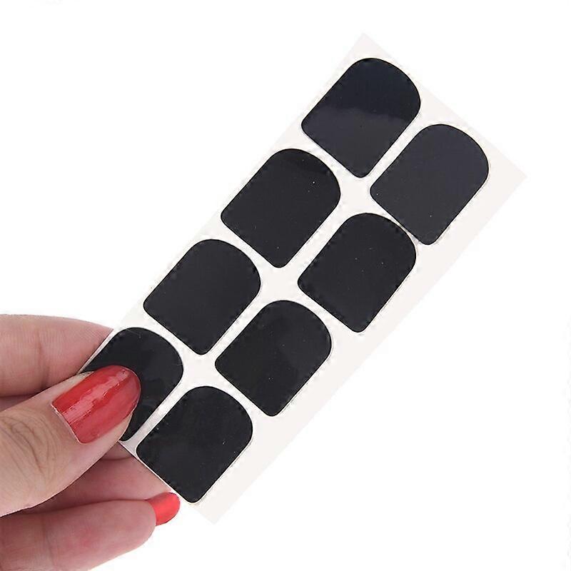 8Pcs lot Black Rubber Soprano Saxophone Sax Clarinet Mouthpiece Pads Patches Cushions Saxophone Sax Clarinet Accessories 0.8mm