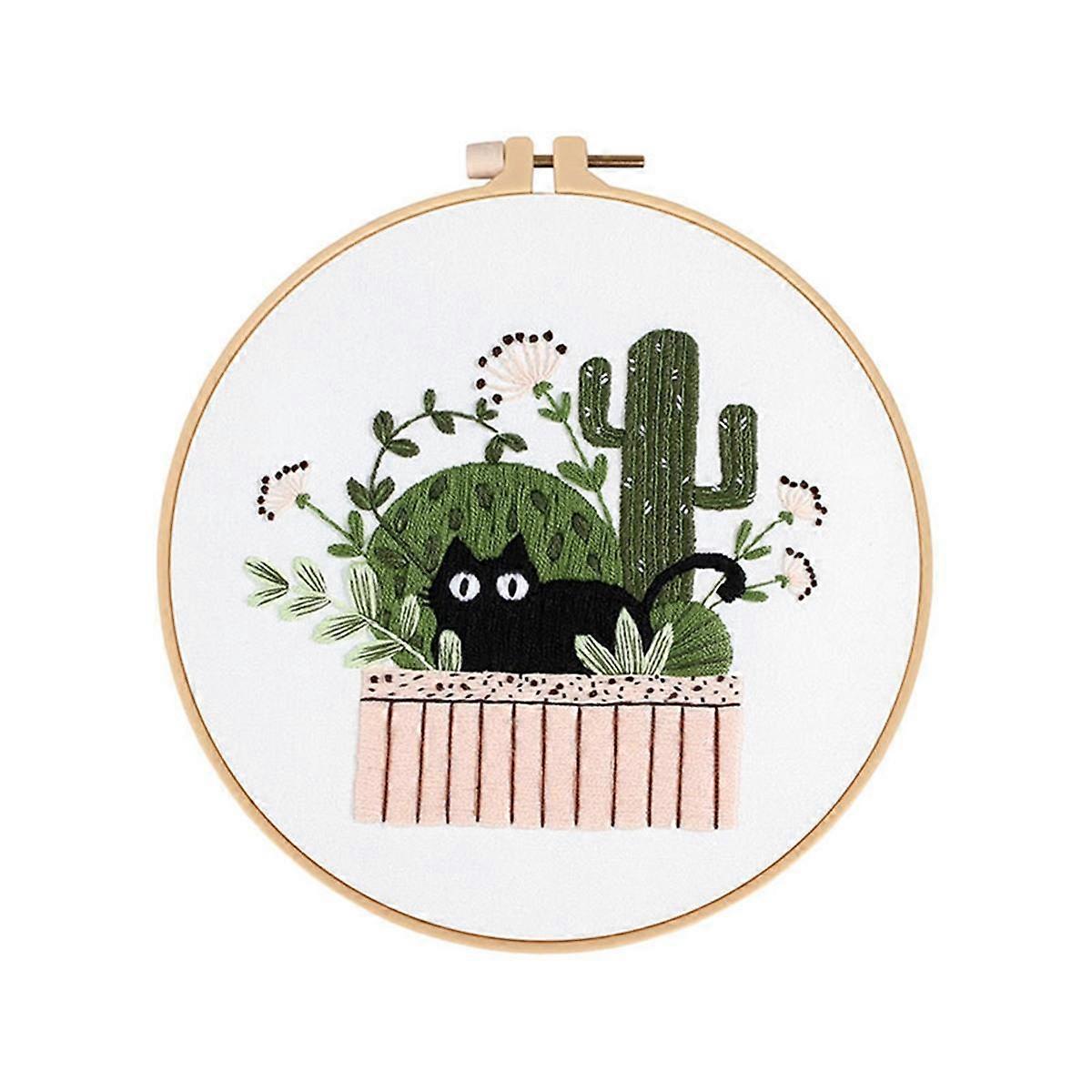 5 Sets Embroidery Kit for Beginners Adults , Hand Embroidery Kit Embroidery Kit for Beginners