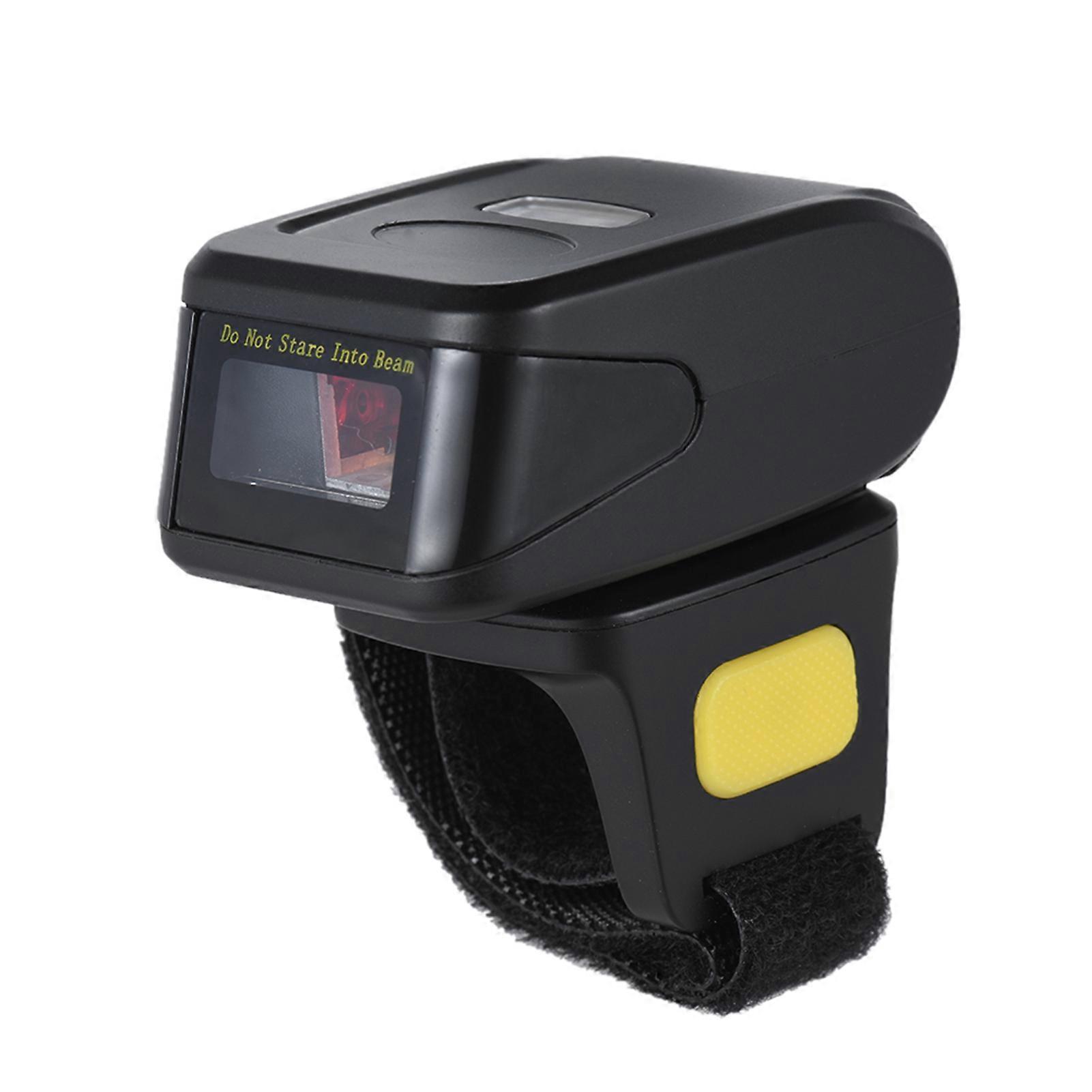 Tragbarer Handheld BT Wireless Ring Finger 1D Barcode Scanner Reader Unterstützung für Windows XP 7.0 8.0 10 System für IOS Android OS für Supermarkt Librar