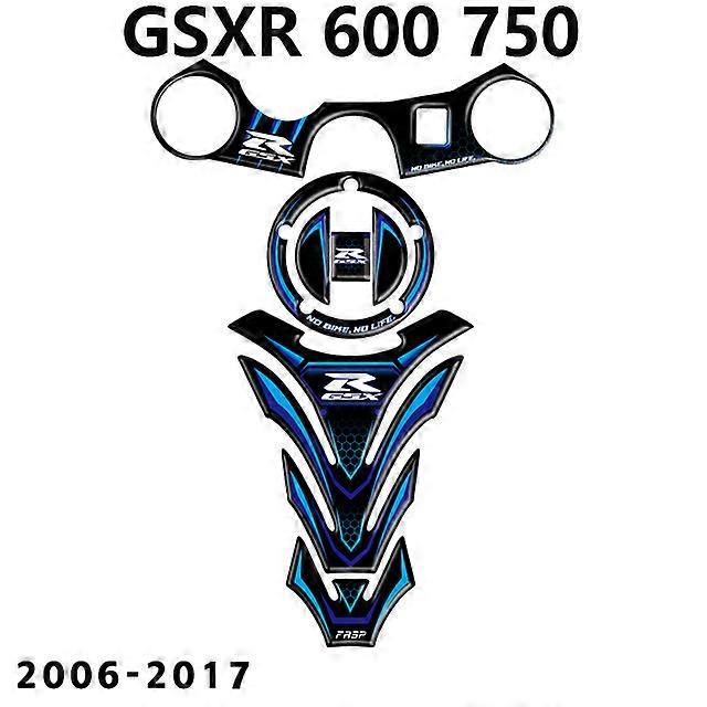 For SUZUKI GSXR 600 1000 750 Sticker Tank Pad Cover LogoVehicle Wraps