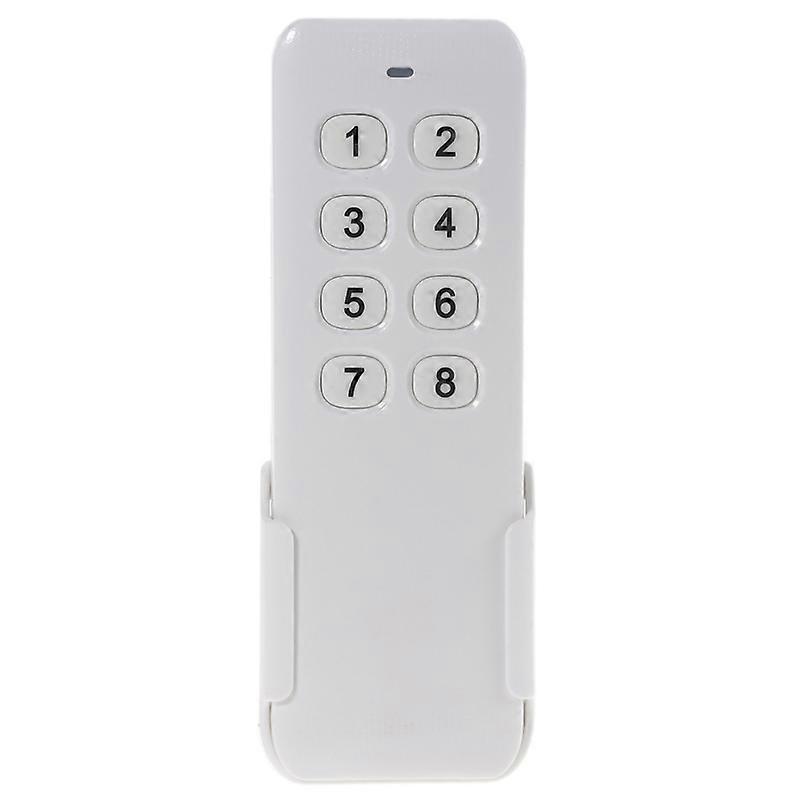 3V Battery Powered Ultra-thin Wireless Remote with Base EV1527 Chip AK-500-8G