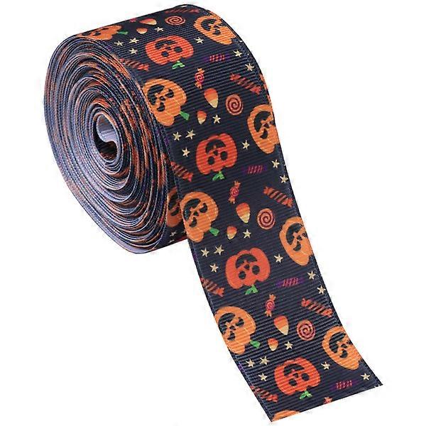 1Pc Creative Halloween Ribbon Bowknot Material Fabric Ribbon for DIY Crafts