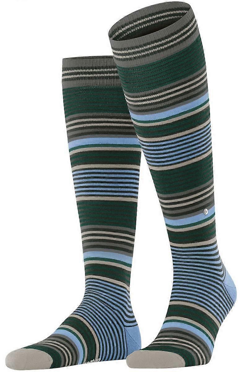 Burlington Stripe Knee High Socks - Black