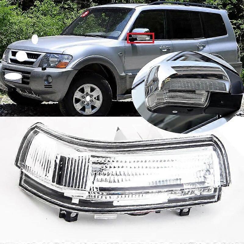Lofty Richy For Mitsubishi Pajero V73 V77 V87 V93 V97 1998-2016 Outside Rearview Mirror LED Turn Light Signal Lamp Blink