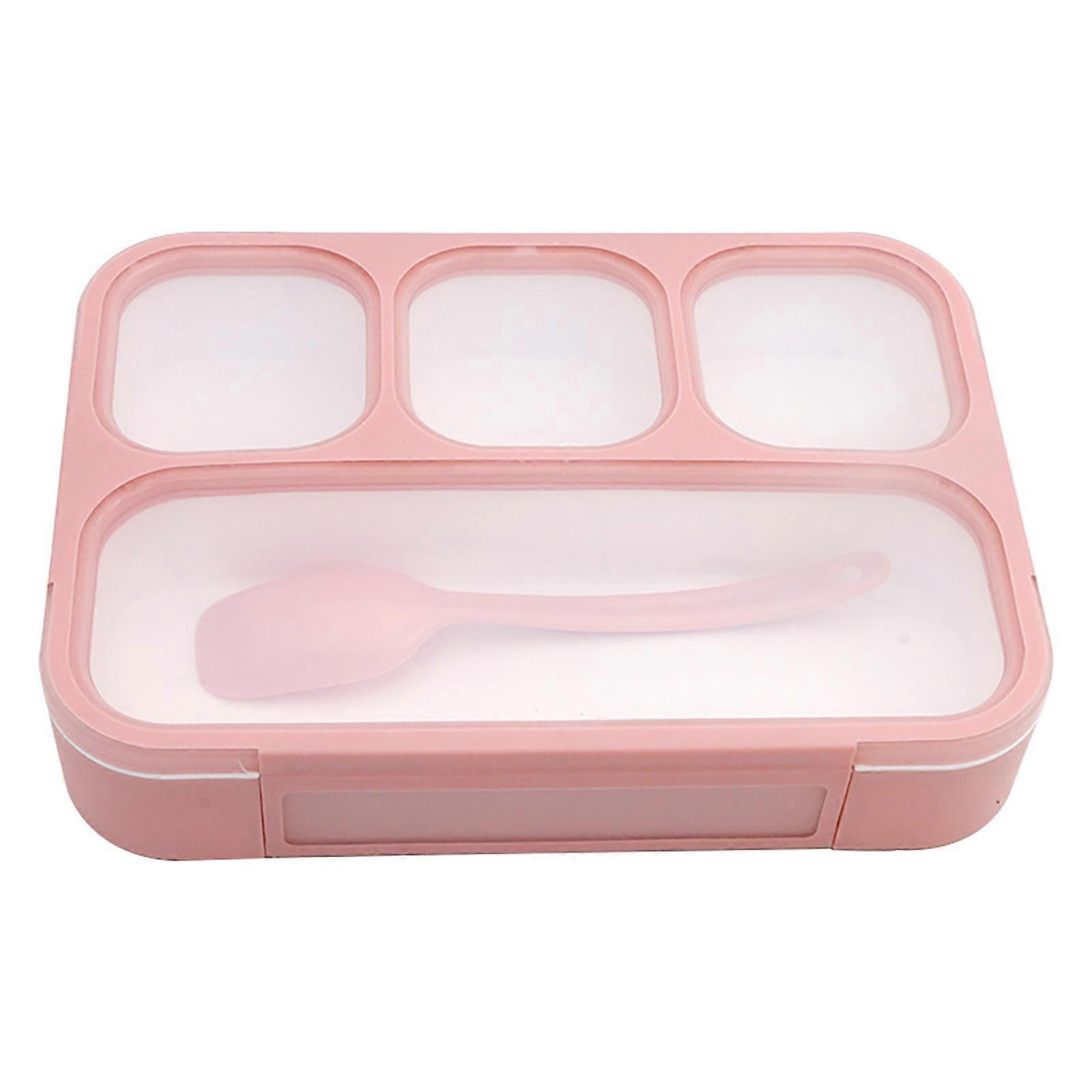 1 Set 1000ml Bento Box Leak-Proof Multi-grids PP Good Sealing Food Container for Outdoor