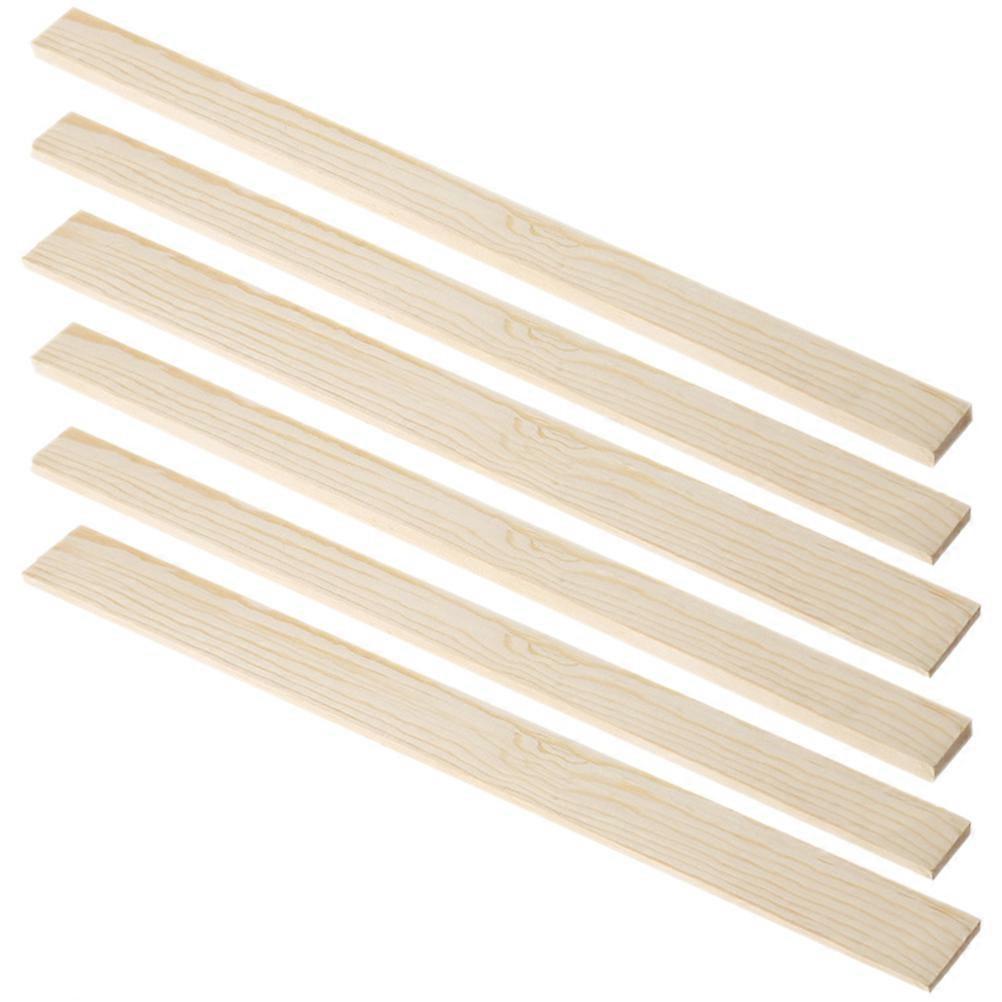 6Pcs Professional Mud Guide Sticks Daily Use Wood Strips Reusable Pottery Tools