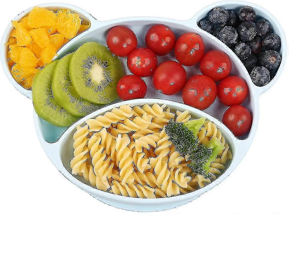 ベビープレートセット、ニュースタイルシリコーンベビープレートセット、サクションカップ、ベビー