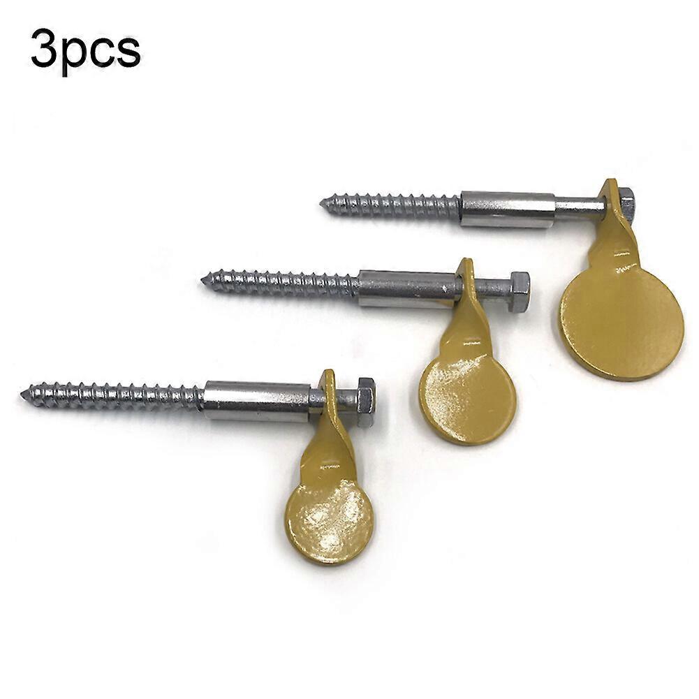 3 stk rustfritt stål Target Spinner Plinking Target Shooting Practice Target Plate 3 Størrelse Paintball Rekvisita