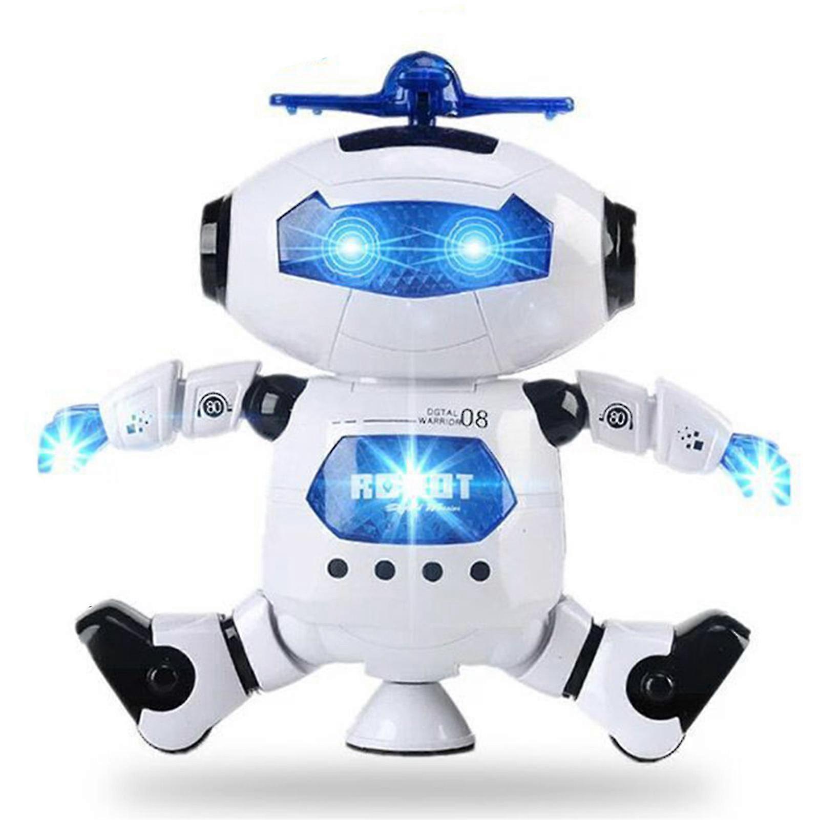 子供のための歩くロボットのおもちゃ スマートな360ボディ回転ダンスロボットおもちゃ 赤ちゃんの歩くおもちゃ