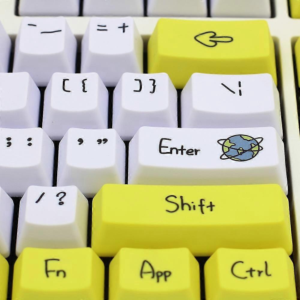 Dye Subbed Pbt Keycap 108 Keys Oem Profile Keycaps For Mx Switches Keyboard