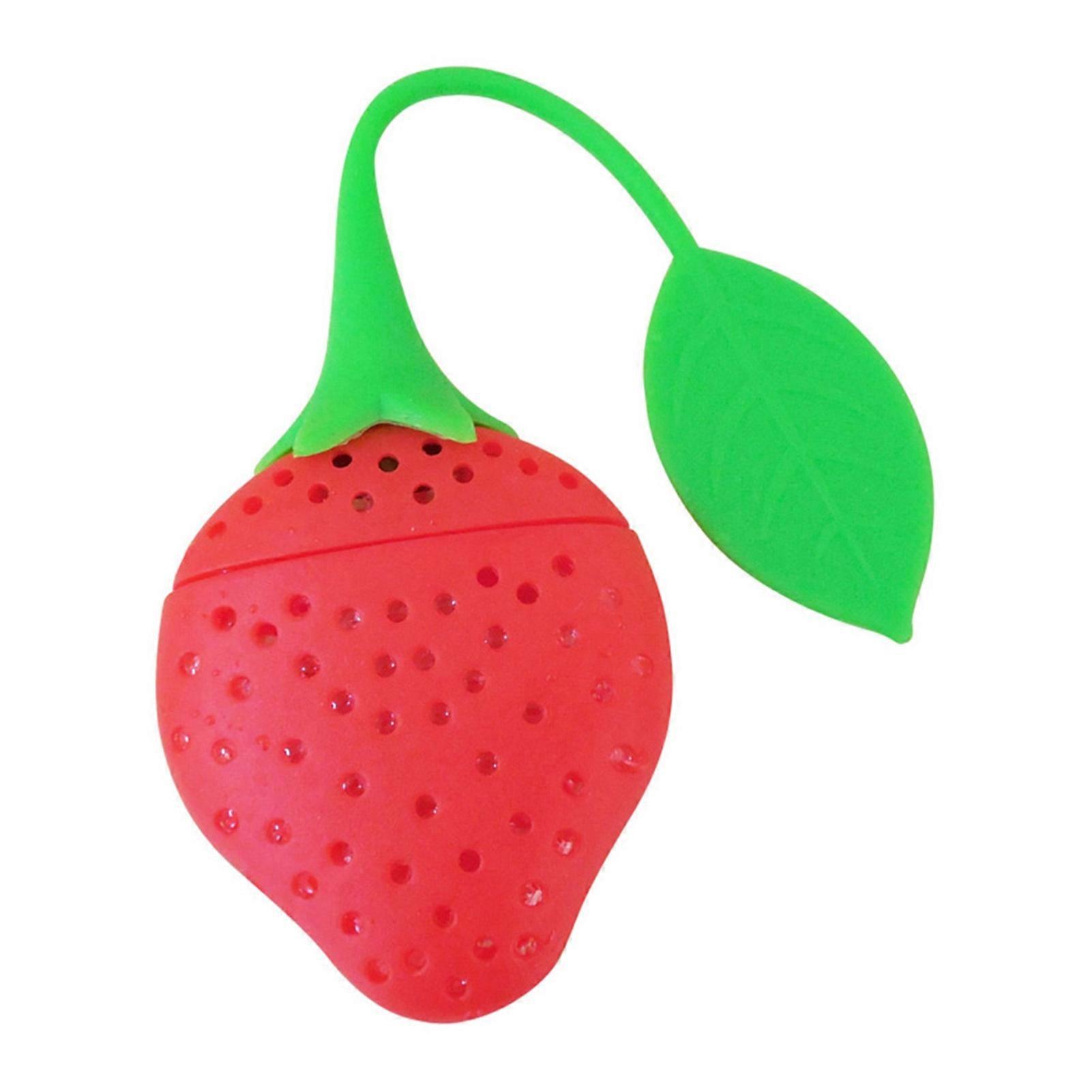 Tea Strainer Lemon Shaped Heat-resistant Silicone Loose Leaf Filter Tea Infuser for Kitchen