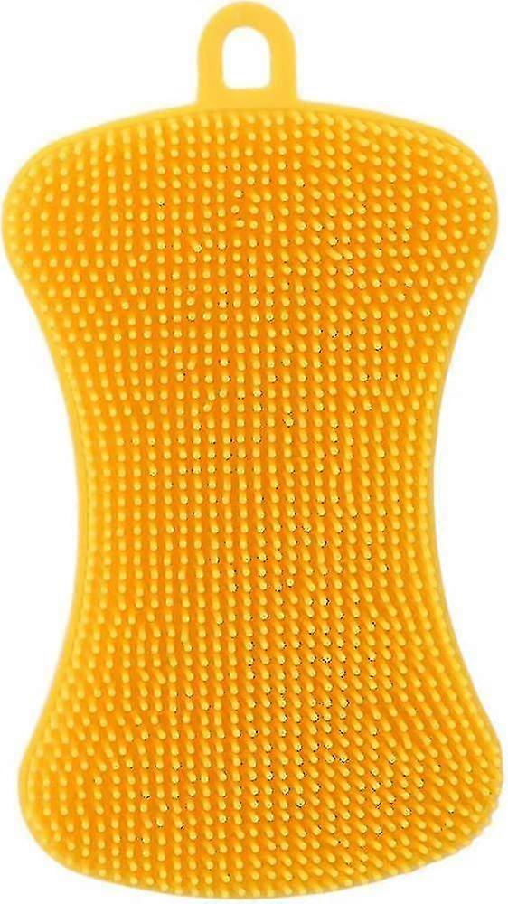 الصفحة الرئيسية متعددة الوظائف سيليكون غسل الصحون فرشاة تنظيف فرشاة الصابون فرشاة غسل الصحون المطبخ المنزلية سيليكون فرشاة منظف وسادة عالية الجودة