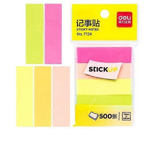 Fluorescent sticky notes Pepsi sticky notes color notice stickers 5 colors sticky notes
