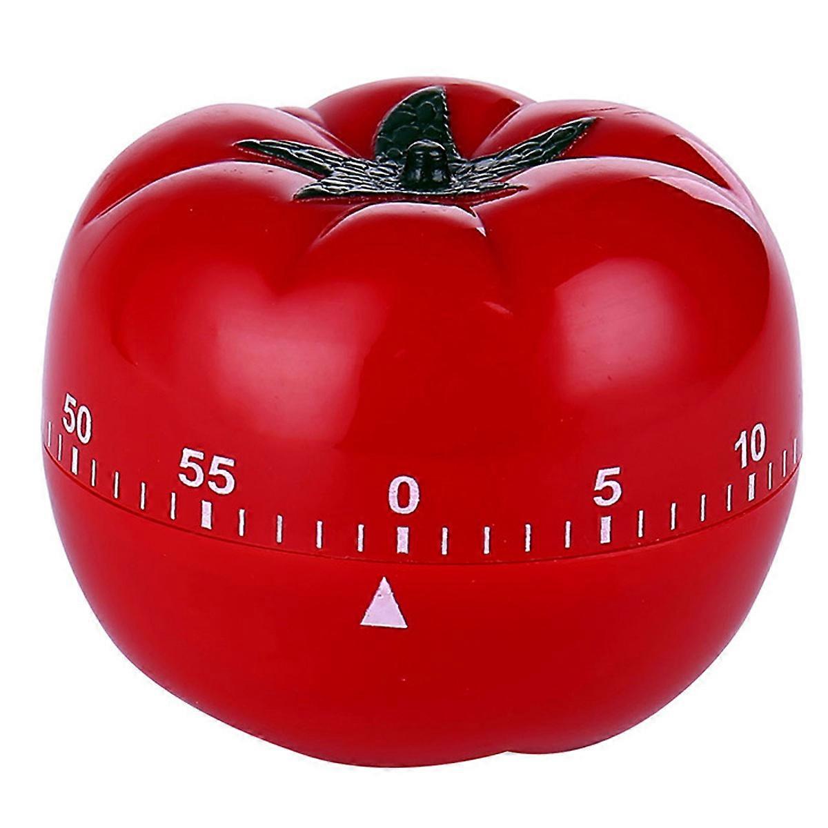 Tomato Mechanical Kitchen Timer,60 Minutes Vegetable Cartoon Timer Ringing Alarm