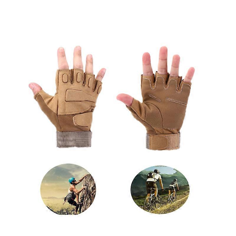 Utomhus Taktiska Handskar Airsoft Sporthandskar Halvfingertyp Militär Herr Stridshandskar Skytte Jakthandskar