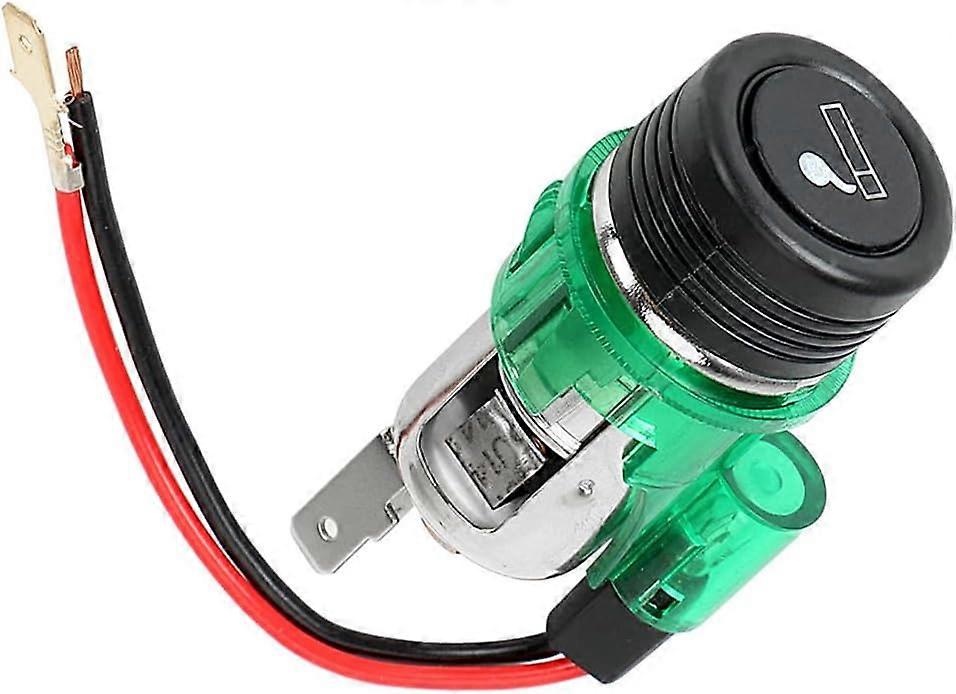 Car Cigarette Lighter Socket Plug Assembly, Automotive Accessories Cigarette Lighter Plug and Socket, Fits for DC 12V Universal Vehicle