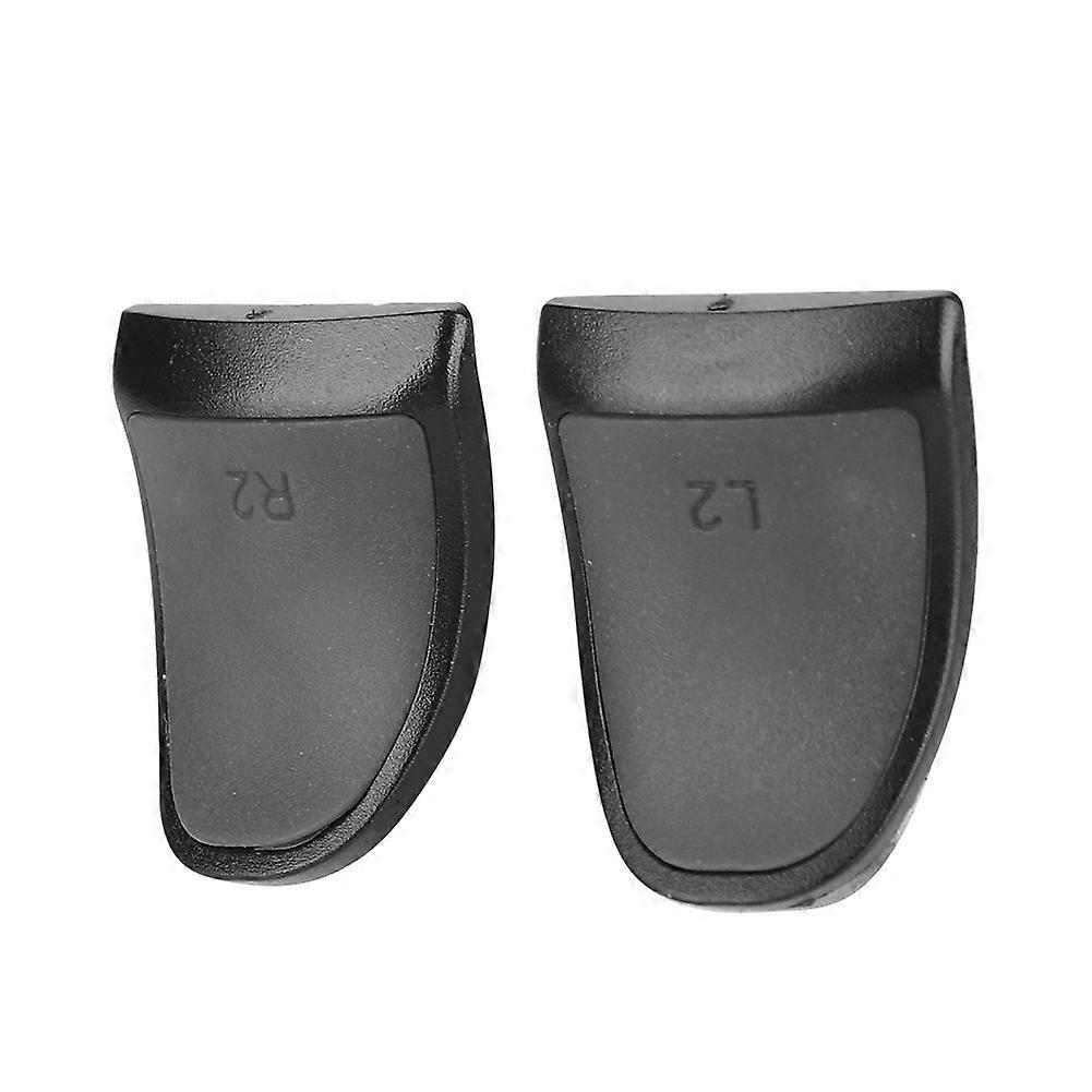 L2 R2 Controller Extenders Buttons Extension Trigger Soft Touch Extended Grips for PS4 (Black)