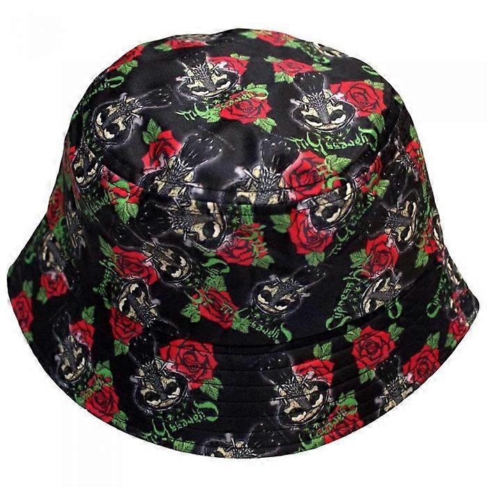 Cypress Hill Unisex Erwachsener Totenkopf Und Rosen Fischerhut