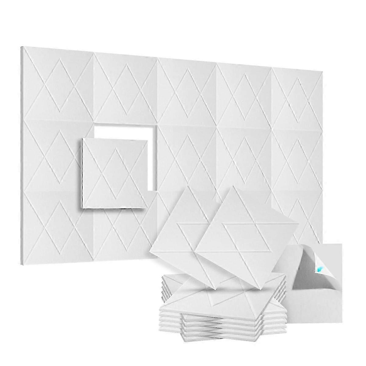 12 ακουστικές επιτροπές αφρού πακέτων 12x12x0.4inch, αυτοκόλλητες ηχομονωτικές επιτροπές τοίχων, για το σπίτι τοίχων, O