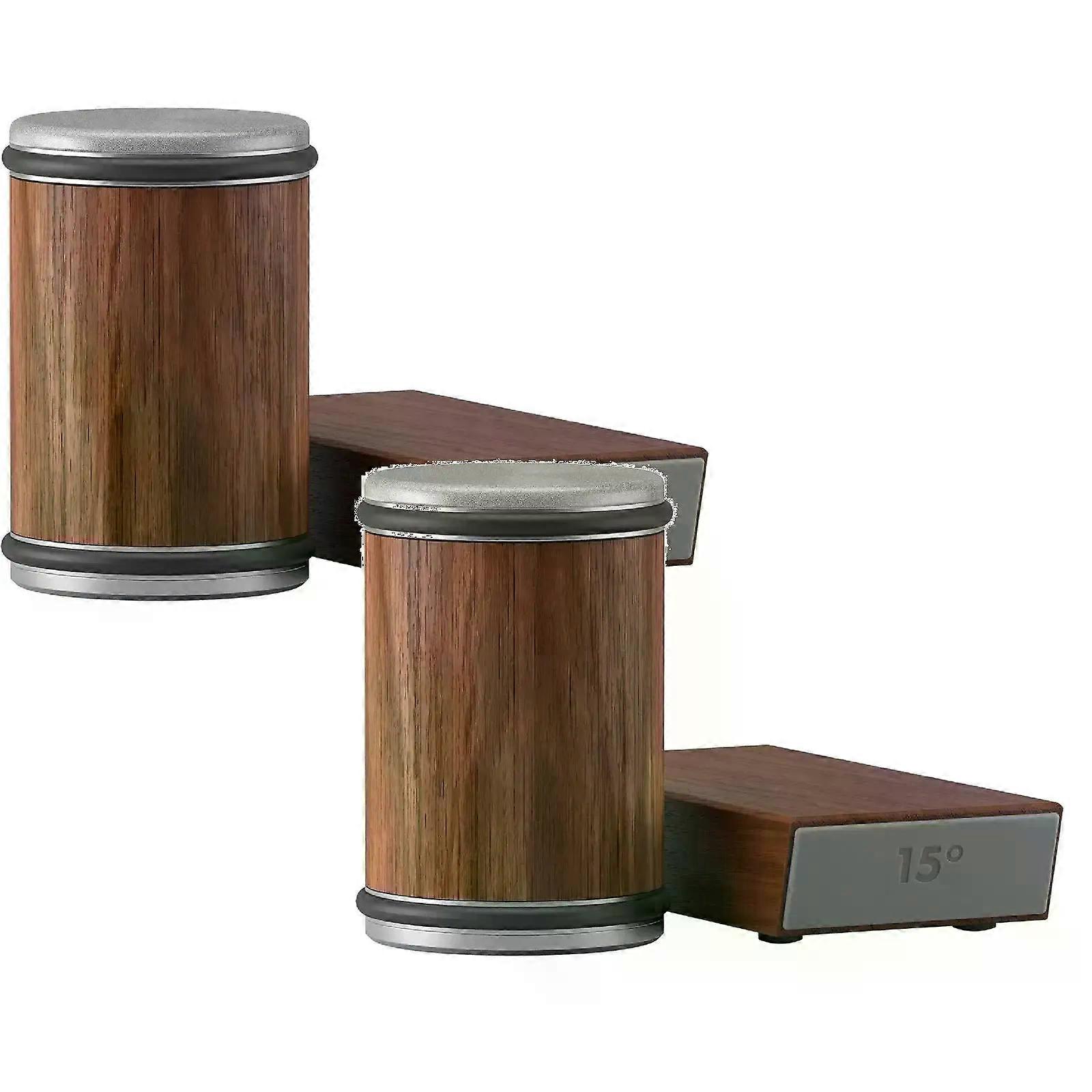 Knife Sharpener Kit, Rolling Edge Countertop Knife Sharpener Tool Set Industrial Diamond Kitchen Knife Stone Set home organizer