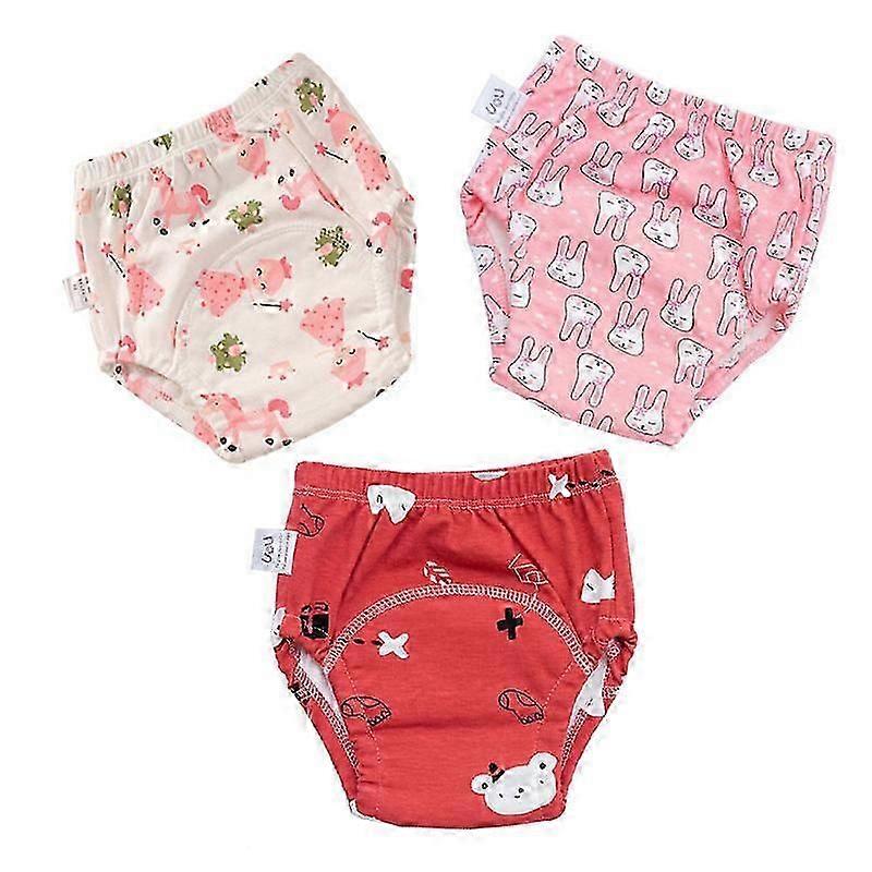 3-Pack Unisex Cotton Reusable Training Pants