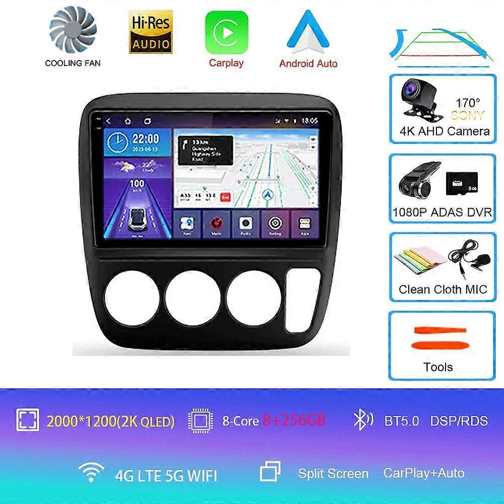 Car Radio Android 14 Carplay Auto For Honda Crv Cr-v 1997-2001 Multimedia Video Player Gps Navigation Autoradio Stereo 2 Din Dsp