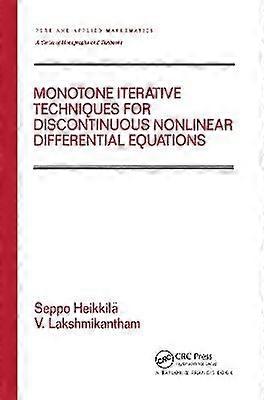 Monotone Iterative Techniques for Discontinuous Nonlinear Differential Equations
