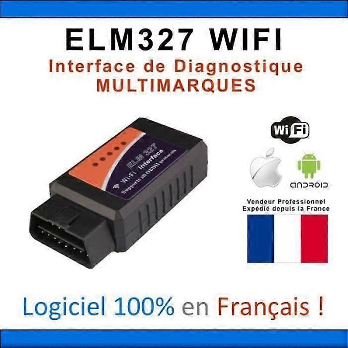 Diagnostic tool - ELM - 327 WiFi - OBD2 interface - Multi-brand - Economical and reliable
