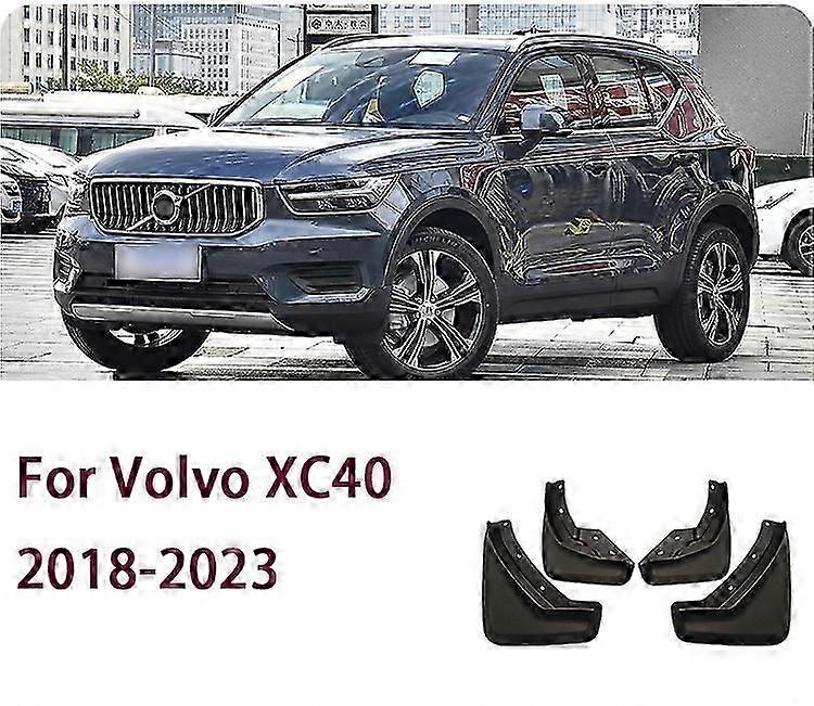 Excellent MudFlaps For Volvo XC40 2018-2023 2020 2021 2022Mudguards Mud Flaps Splash Guards Front Rear Wheels Fender Car Accessories 4Pcs -X
