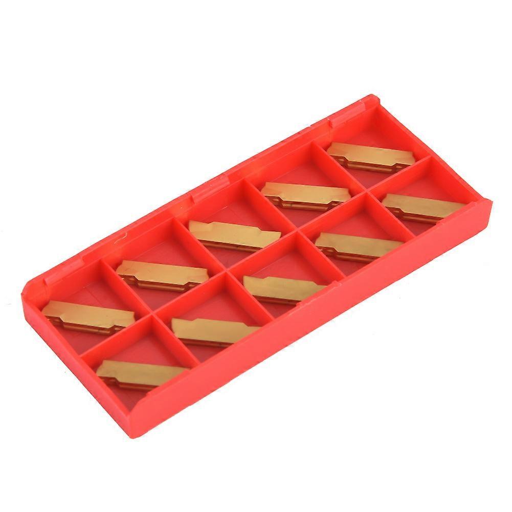 10Pcs MGMN300-M Grooving Carbide Insert Blade CNC Lathe Turning Tool