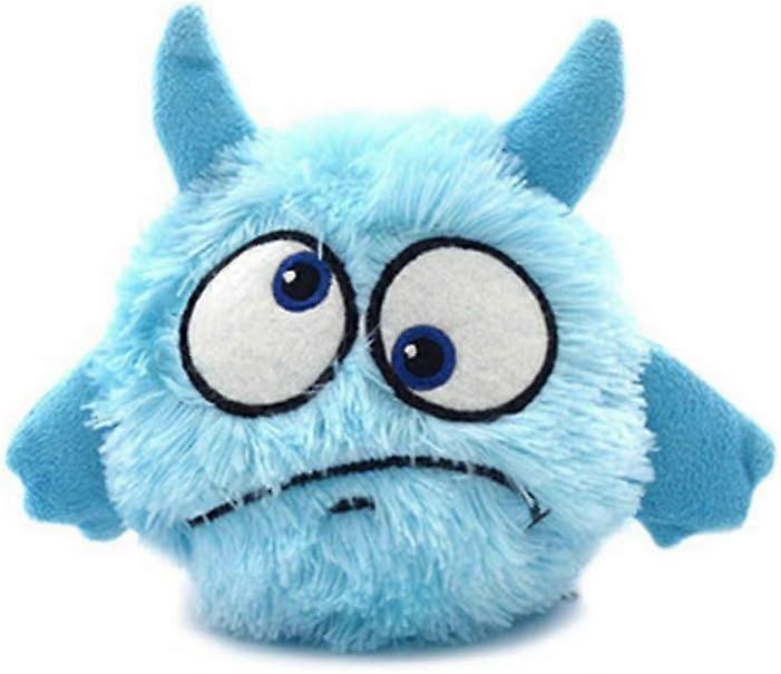 Interactive Dog Toy, Squeaky Plush Ball for Small and Medium Puppies