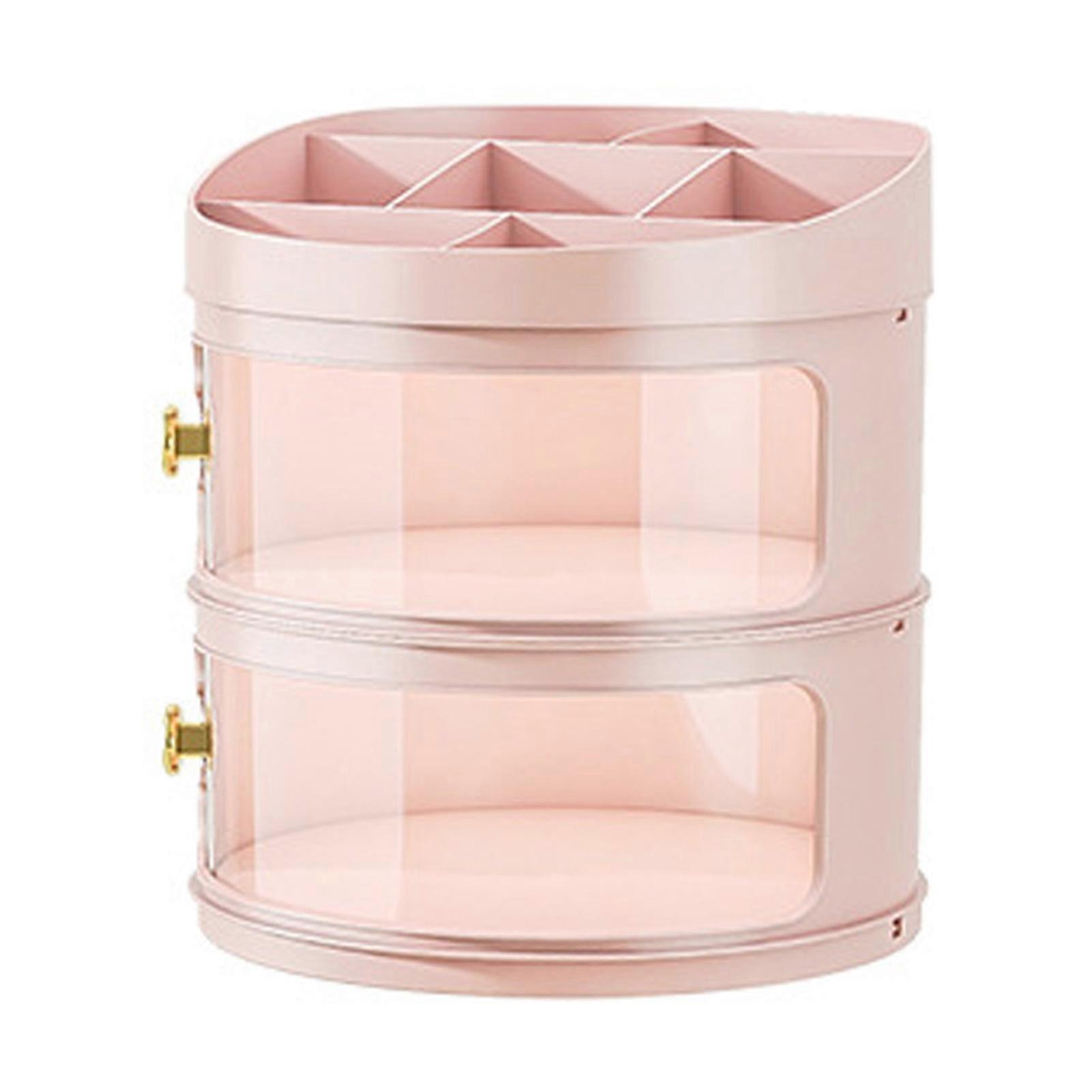Transparent Makeup Perfume Organizer with Dustproof Lid