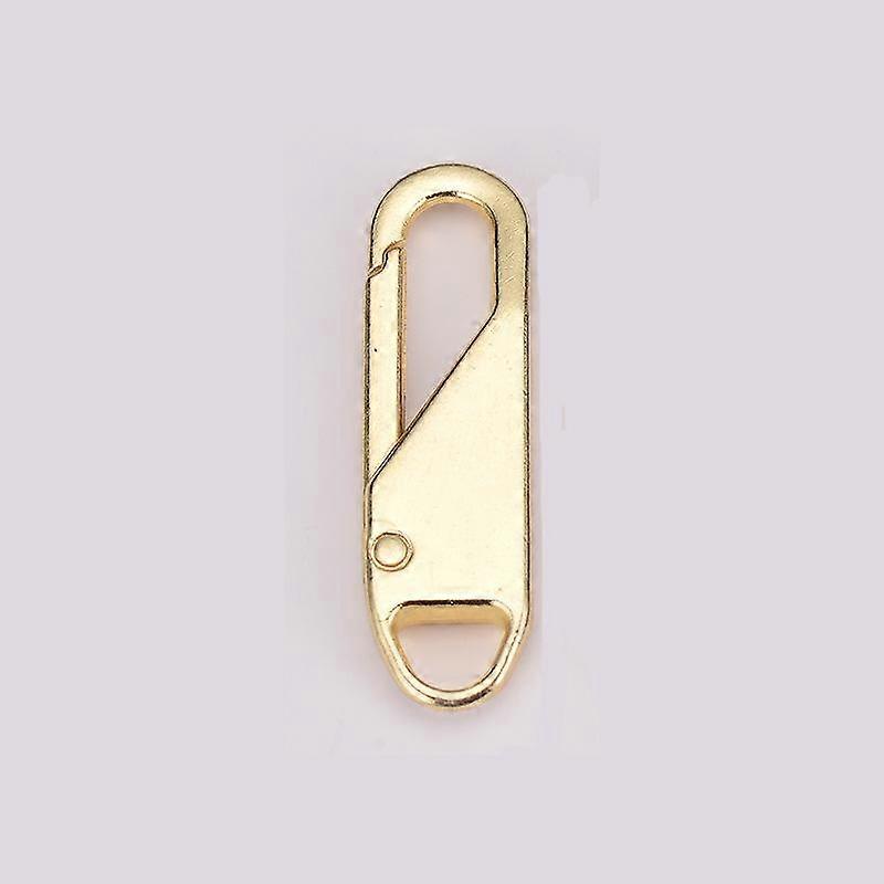 10 st / parti Slider Puller Instant Zipper Reparation Väska Ersättning Dåligt Spänne Resväska Resväska Metallhuvud DIY Sömnad Hantverk