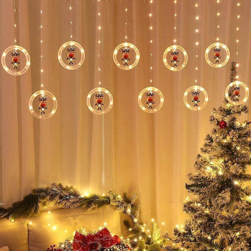 Christmas Decoration Lights USB Ring Doll 10 in 1 String Lights