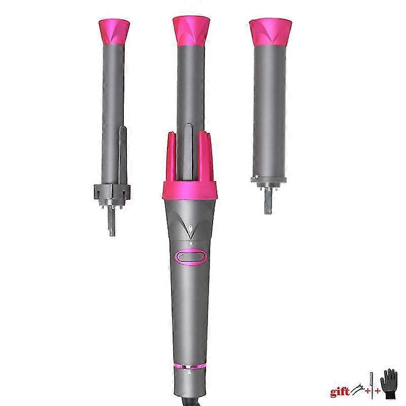 3 Part Interchangeable Tubes Sets Electric 3-in-1 Automatic Rollers Hair Curling Iron Curler Wand Beach Waves