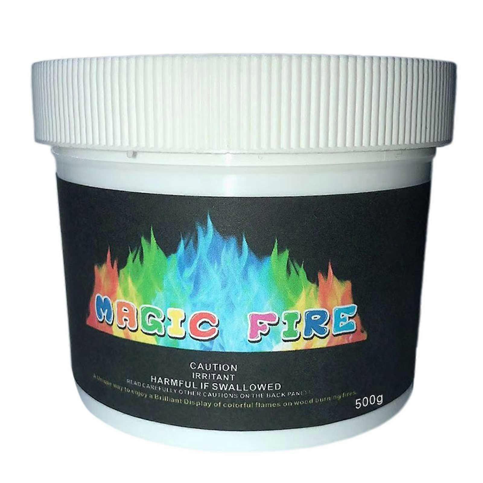 500g Magics Flame Fire Color Changing Powder Safe Formulas Fire Flame Colourant for Camping Bonfire