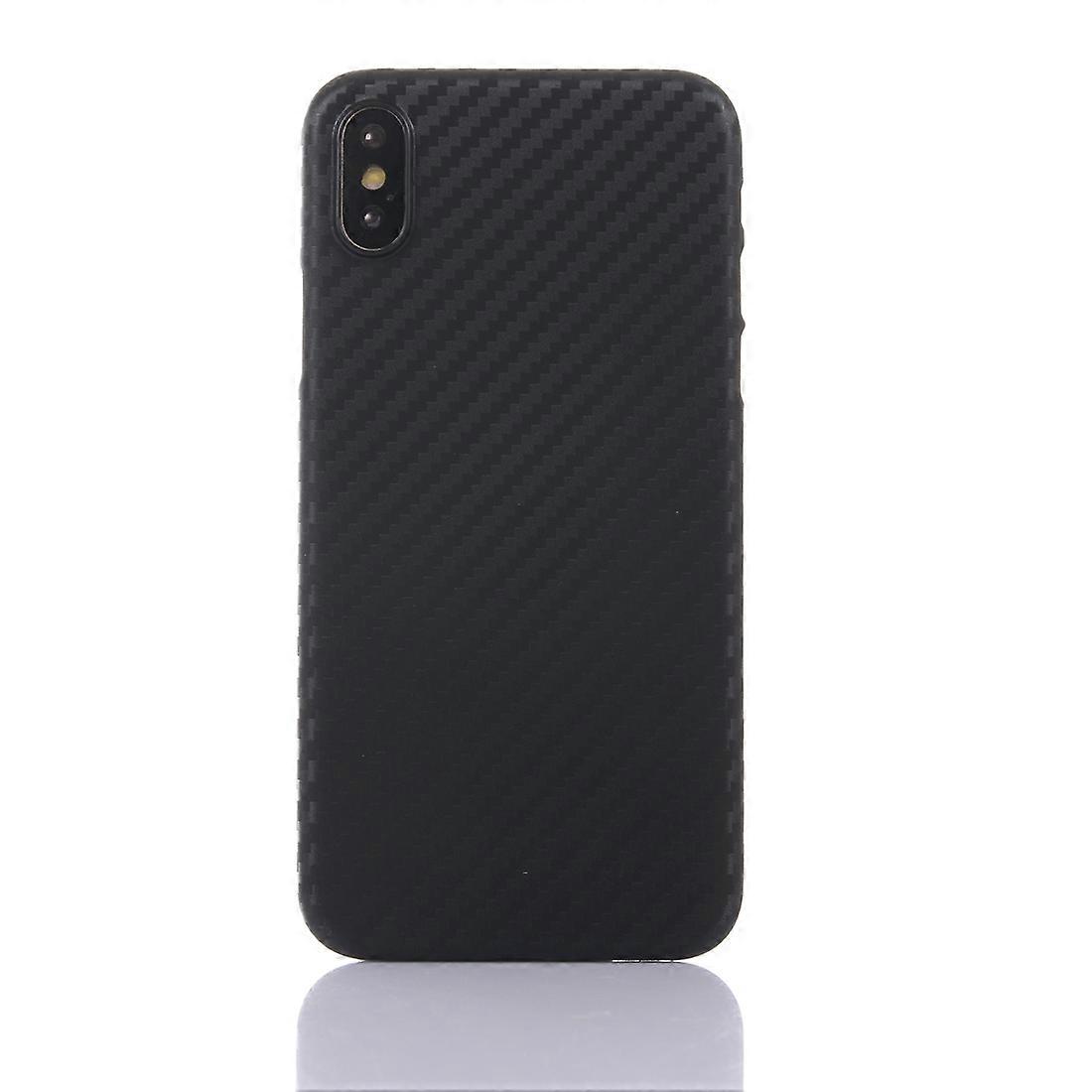 For iPhone XS Max Carbon Fiber Ultrathin PP Protective Case