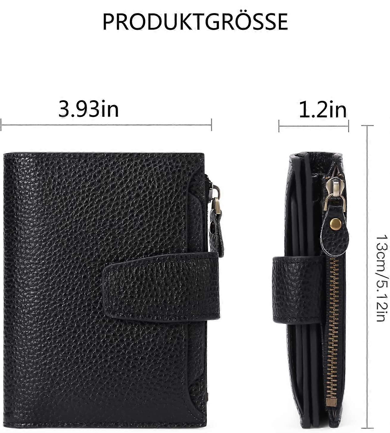 Women's Small Wallet with 14 Card Slots RFID Blocking